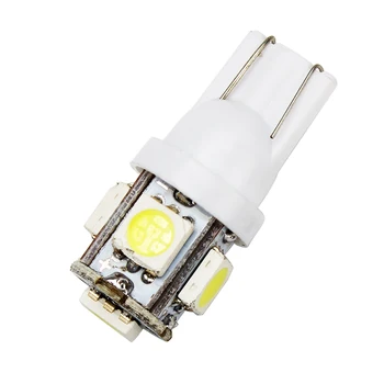 

LEEPEE 10PCS T10 5050 5 SMD LED Car Lights Car Tail Light /Turn Signal Lights/Clearance Lights