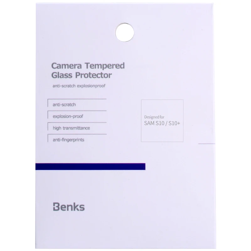Benks KR 0 15 мм 2 шт Защита объектива камеры для samsung Galaxy S10 + закаленное стекло задняя