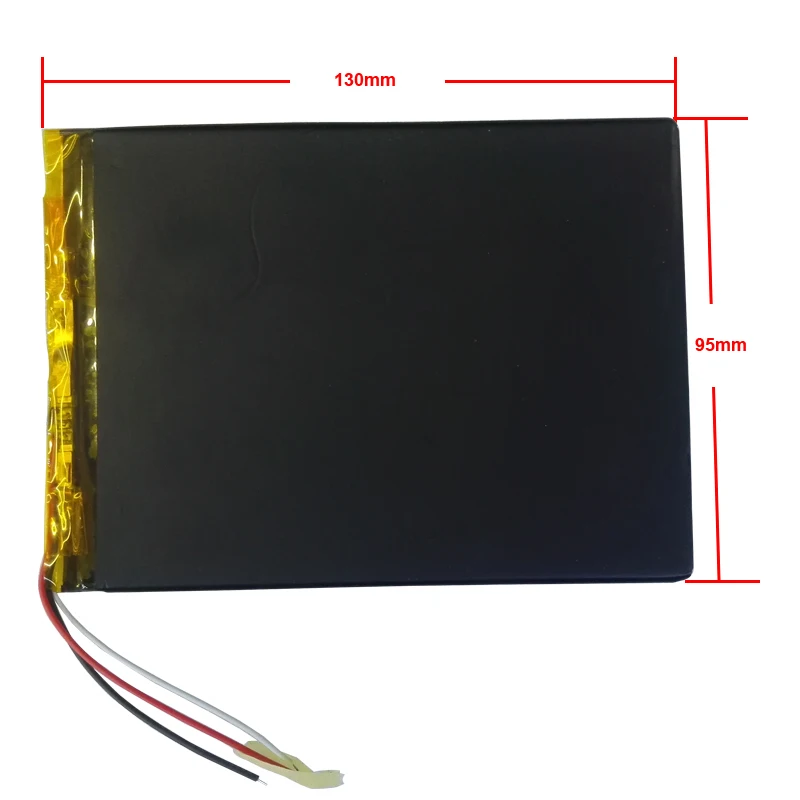 

3 line Tablet PC battery capacity 3.7V 3595130 5800 mAH Universal Li-ion battery for tablet pc 8-10 inch