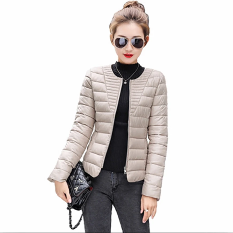 2019 Fashion Ultralight Parka Winter Jacket Women Unique Style Women's Jackets Short Warm Thin Winter Coat Women