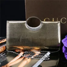 Hohe Qualität Frauen PU Lackleder Handtaschen Kleine Tragetasche Schwarz Rot Designer Handtasche Damen Gold Kupplung Abendtaschen #8285