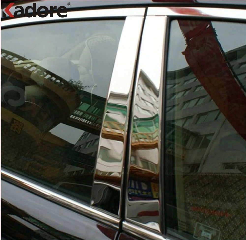 

For Mazda CX7 CX-7 2007 2008 2009 2010 2011 Stainless Steel Window Sill Trims Center Pillars B + C Pillar Covers Car Styling