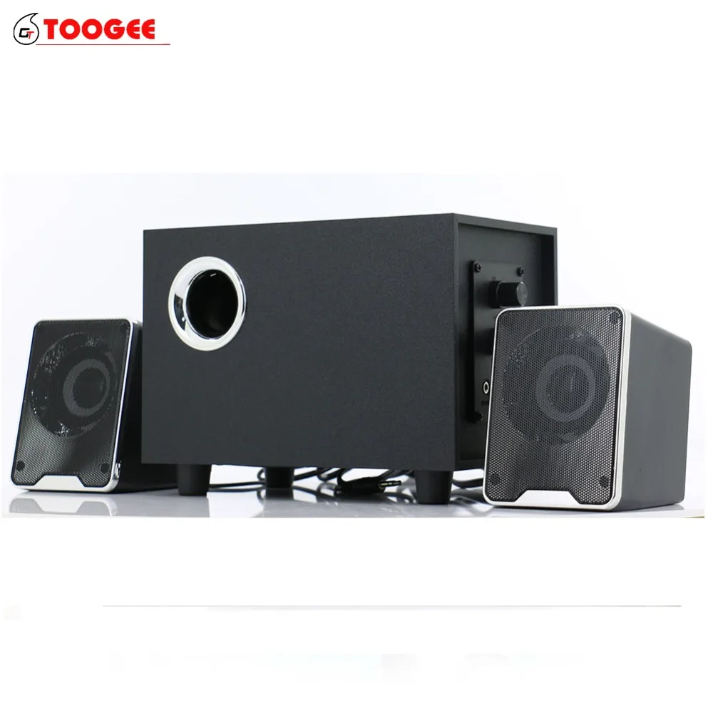 

Gold-Plated power supply computer 2.1 channel wood amplifier active speaker