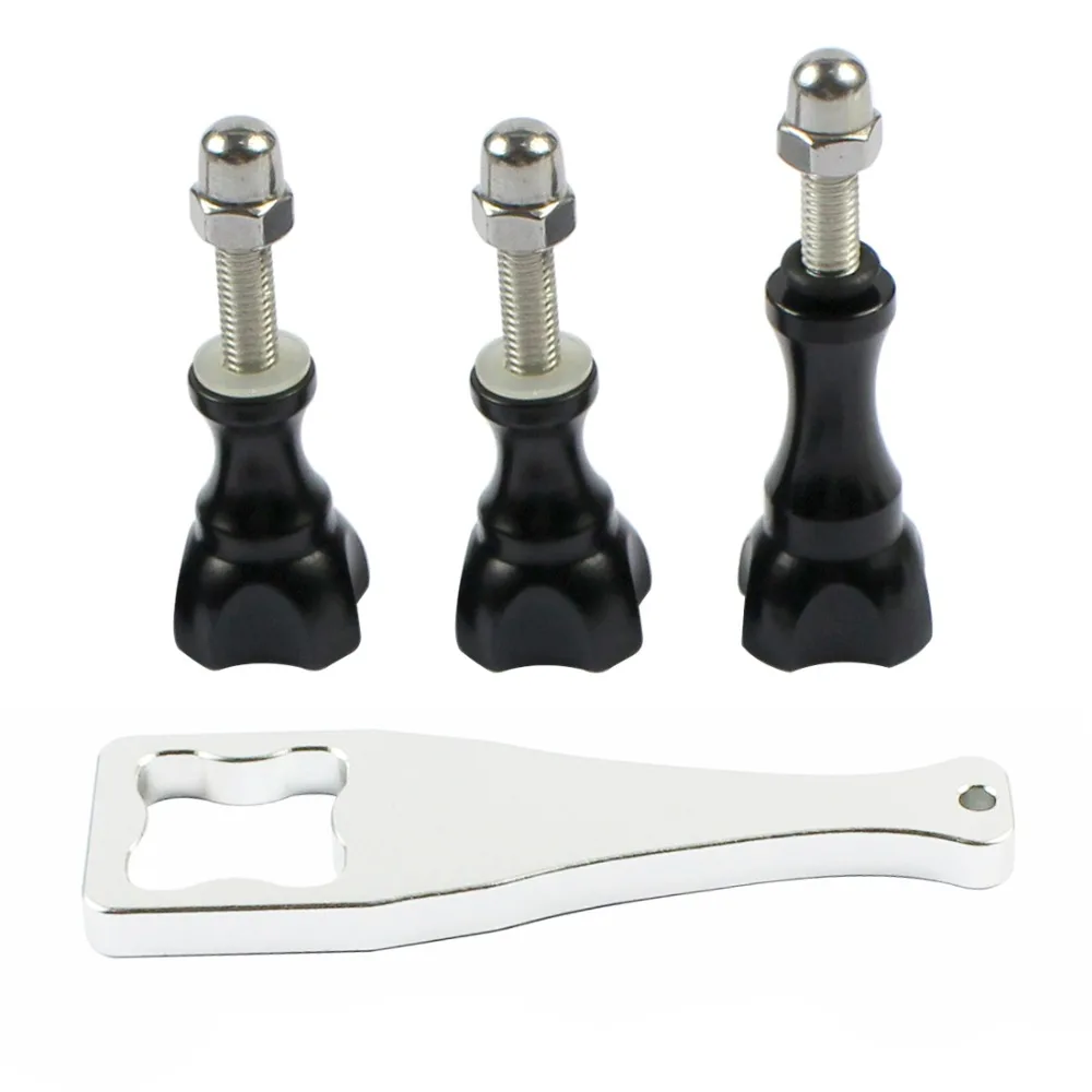Juego de 3 tornillos y tuercas para tornillos para GoPro Hero Accesorios 3+