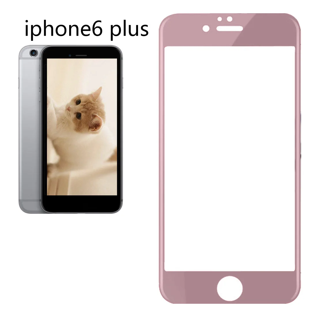 

For iPhone6 6s 6Plus 6sPlus 7 7plus 3D Arc Edge Full Cover Carbon Fiber Tempered Glass 4 Colors Screen Protector Protective Film