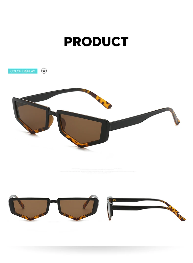 Винтаж Для женщин Для мужчин солнцезащитные очки в стиле ретро Брендовая Дизайнерская обувь мода нерегулярные солнцезащитные очки UV400 Оттенки Leopard черная рамка очки