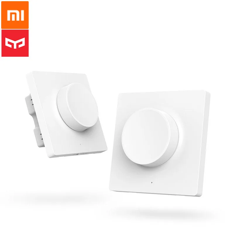 

Original Xiaomi Yeelight Smart Dimmer Switch BlueTooth Wireless Switch Wall Switch Smart Light Controller by Smart Home APP