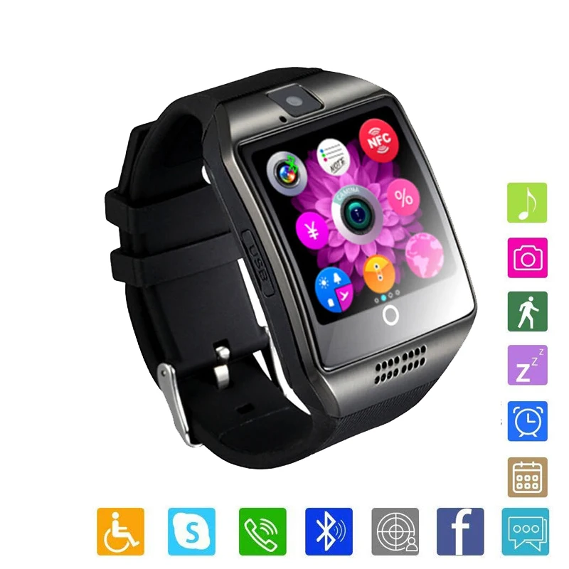 

Reloj Inteligente Mujer 2018 Smart Watch Men digital Q18 With Sim Card Bluetooth Connectivity Better Than Other Smartwatch