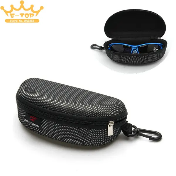 

Portable Zipper Sunglasses Hard Case Box Glasses Protection Cover Large Capacity Eyeglasses Holder