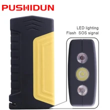 PUSHIDUN K16 Multi function Jump Starter Emergency Booster Safety Hammer Car JumpStarter Power Bank Waring light