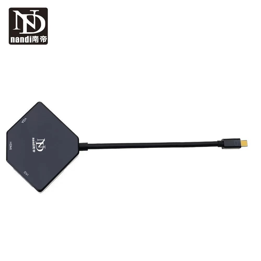 Кабель адаптер Thunderbolt 2 в HDMI VGA DVI конвертер Mini DisplayPort для ноутбука Apple MacBook PRO HDTV Mac Book