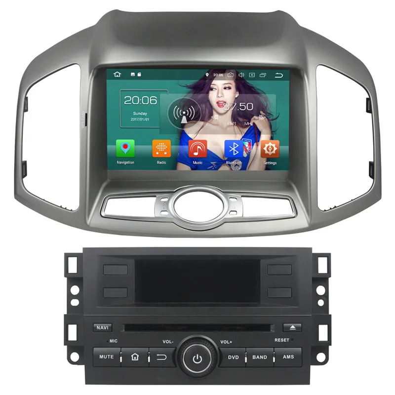 Perfect 8" Octa Core 4G WIFI Android 8.1 4GB RAM 64GB ROM Car DVD Multimedia Player Radio Stereo For Chevrolet Captiva Epica 2012-2018 1