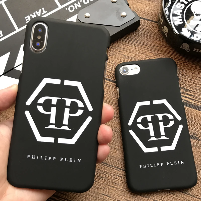 

New High quality PHILIPP PLEIN Matte hard plastic cover case for iphone 5 5S SE 6 6S S plus 7 7plus 8 8plus X luxury phone cases