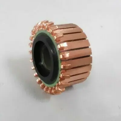 

1PC CP2421 Motor Commutator 8 x 21.5 x 13mm 24P Teeth Silver Copper Bars