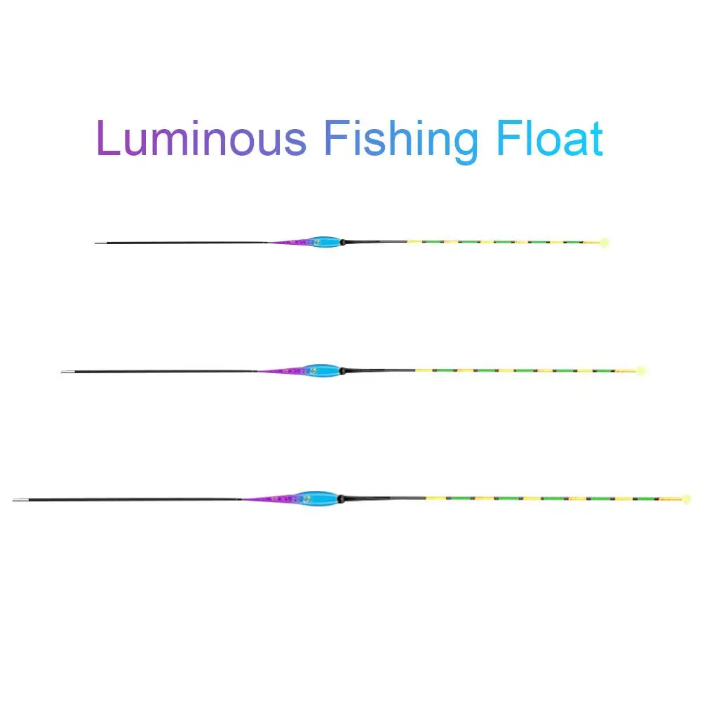 Умный поплавок для рыбалки, изменяющий цвет, светящиеся поплавки для рыбалки, светодиодный светильник, автоматически напоминающий для ночной рыбалки