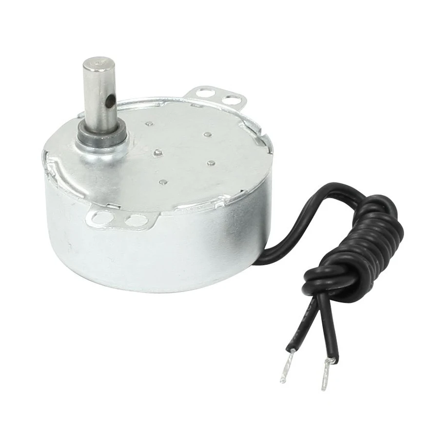 

New Microwave Turntable Turn Table Synchronous Motor TYC50 Synchronous Motor AC 220V 3RPM 4W 8Kgf.cm Torque CCW/CW