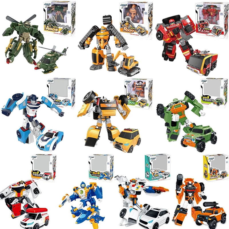 

10 Style Tobot 2 Generation MINI Deformation Mobilization Toys Deformations Car Tobot robotToys Model For Kid Best Gift