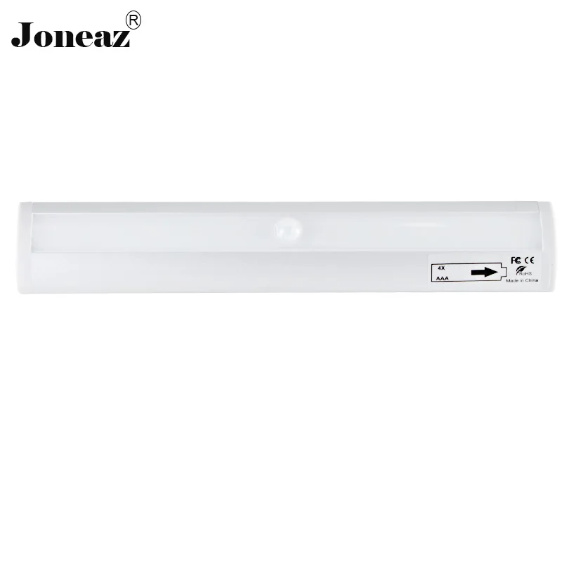 Goede Led onder kast licht met motion sensor en licht sensor batterij aangedreven in Garderobe trunk closet aluminium shell Joneaz