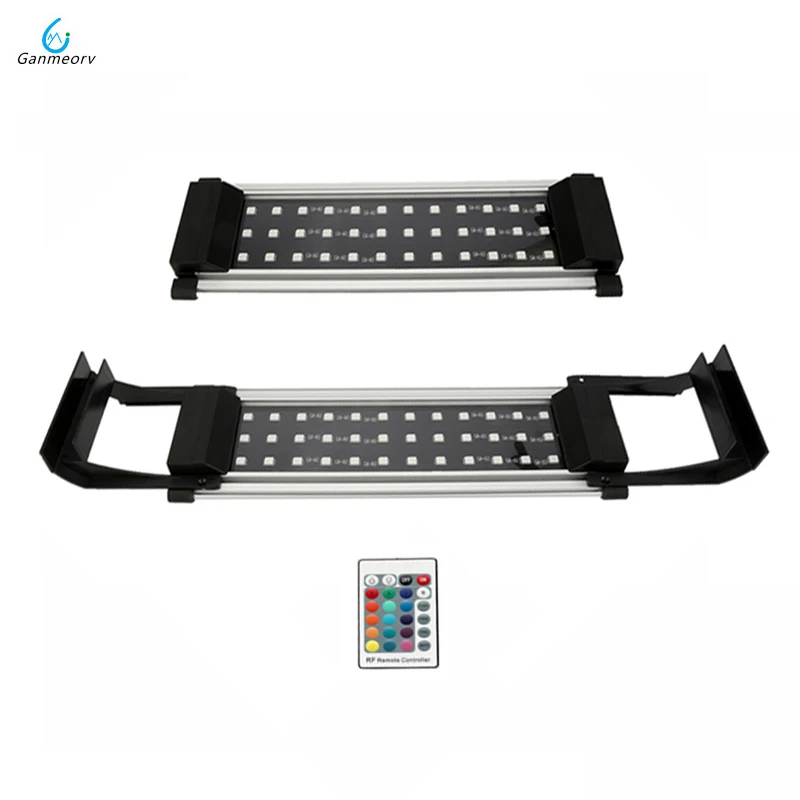 

20-40cm RGB SMD 5050 Aquarium LED Lighting Extendable Bracket Clip On Marine Led Light For Fish Tank Lamp For Aquarium LED Light