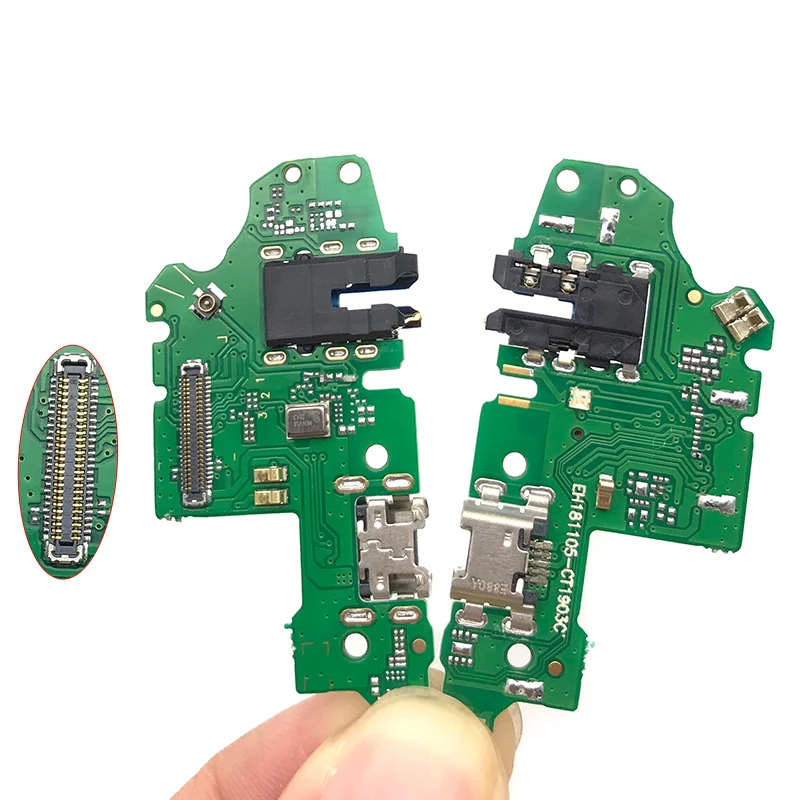 

For Huawei P Smart 2019 Dock Connector Micro USB Charger Charging Port Flex Cable Board With Microphone Replacement Parts