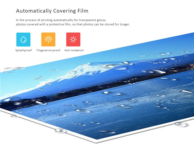 Крепление для спортивной камеры Xiao mi jia mi фотопринтер 6-дюймовый высокой четкости Автопленка; многоразмерные х ID фото умный принтер Беспроводной принтер печатающий фотографии с телефона