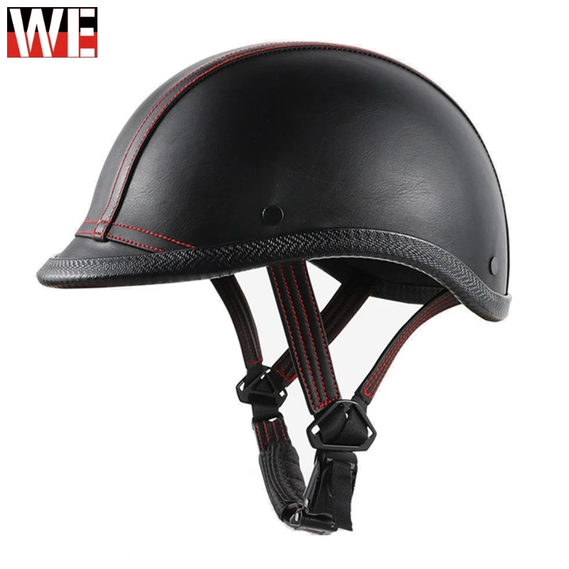 

Motorcycle Half Face Vintage Helmet Hat Cap Men/Women child Motorcross Moto Racing Scooter Capacete World War II Retro Helmets