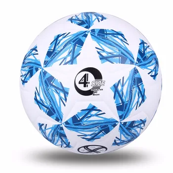 

High Quality Official Size 5 Standard PU Soccer Ball Training Football Balls Training ball With Gift Net Needle Blue Green Pink