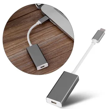 

USB C to Mini DP 4K 60Hz Type C to Mini Display Port Adapter Plug and Play Thunderbolt 3 to Mini DP Converter