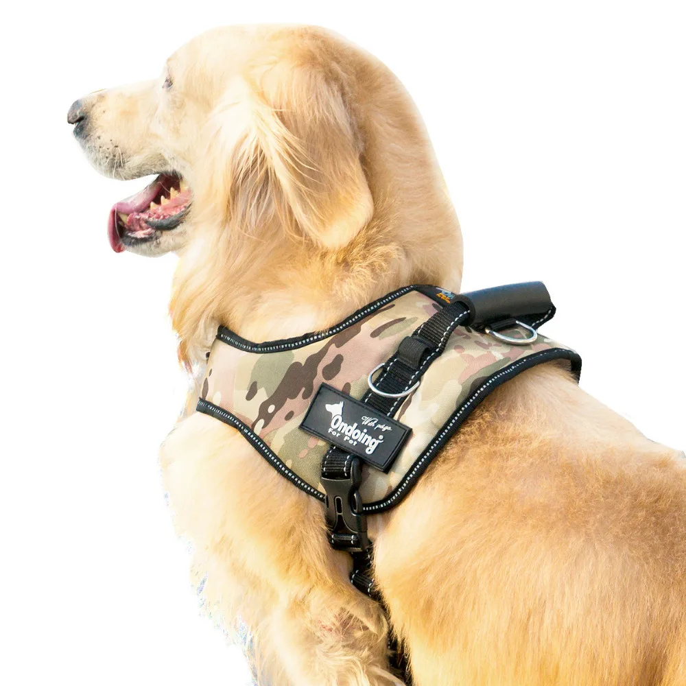 Ondoing большие собаки жгут K9 поводки Набор полиция Кинологический воротник набор