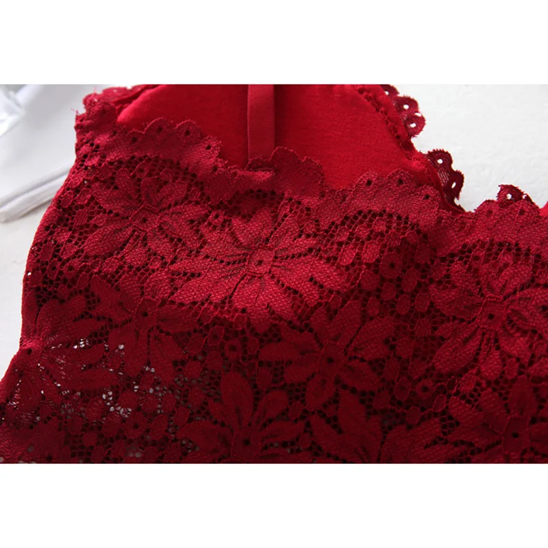 Sexy Lace Bralette Tube Tops Bandeau Summer Women Lace Bra Tanks Crop Tops H9