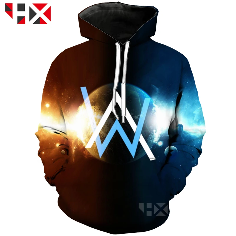 

HX Summer New Fashion 3D Print DJ Singer Alan Walker T Shirt/Sweatshirt/Hoodie Unisex Hip Hop Street Style Hot Sale Tops HX343