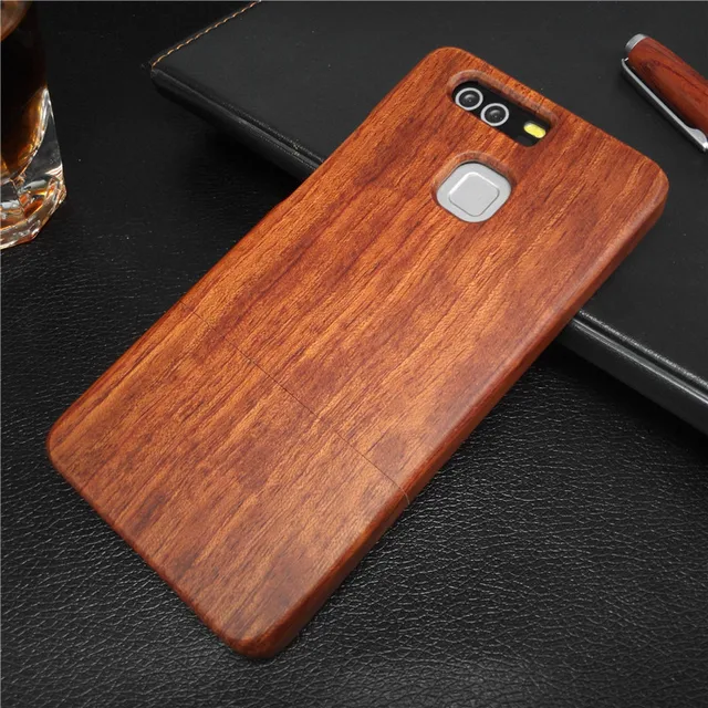 coque en bois huawei p9