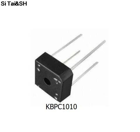 5 шт./лот KBPC1010 10A 1000 В диодный мост выпрямителя kbpc1010