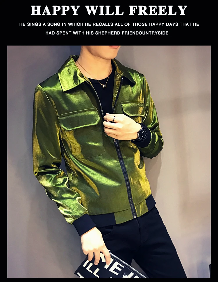 Sharp shinny мужские куртки и пальто jaqueta masculino королевский синий черный серый зеленый сценическая одежда для певицы Клубные вечерние куртки