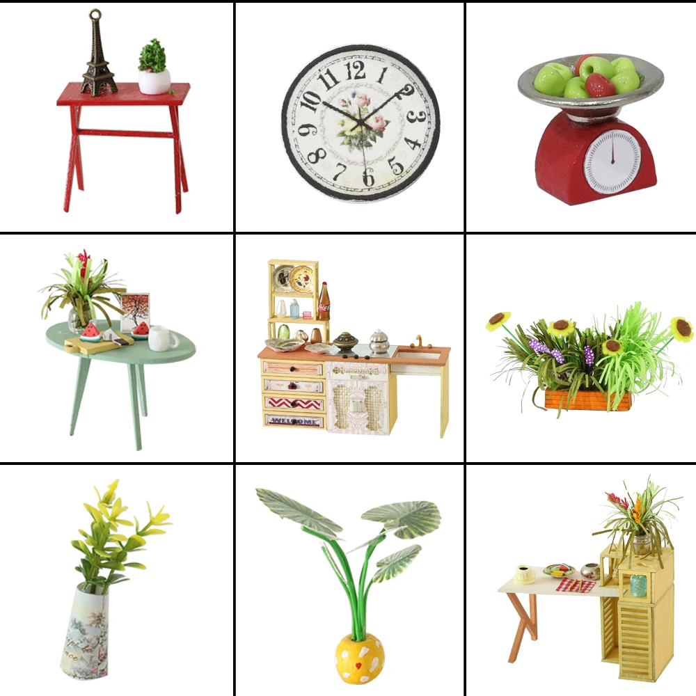 Cutebee Каса Кукольный дом миниатюрная мебель кукольный домик DIY Миниатюрные домики комната коробка театральные игрушки для детей Каса кукольный домик S02A