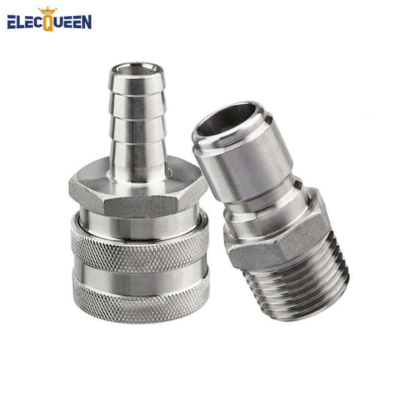 

Stainless Female Quick Disconnect Set,1/2"barb and 1/2"BSP Fitting beer homebrew Female Quick Disconnect ,Wholesale And Retail