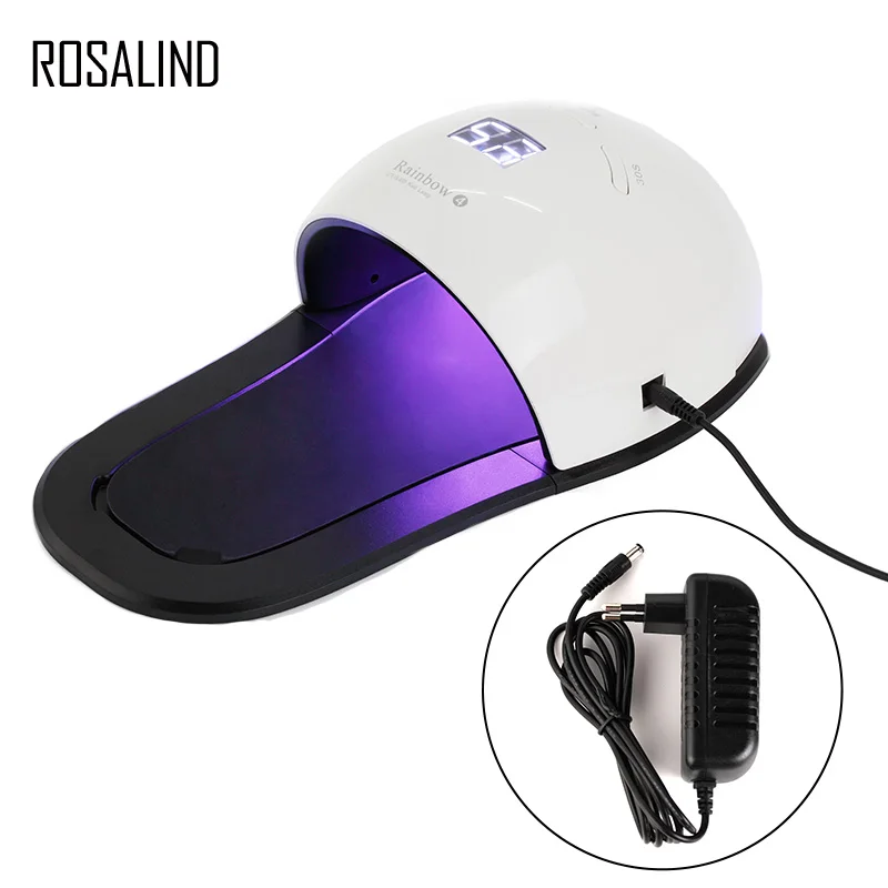 

ROSALIND Nail UV LED Lamp 48W Drying Lamp Apparatus For Manicure Machine Gel Varnish Material Light Nail Dryer Nail Art Tool Kit