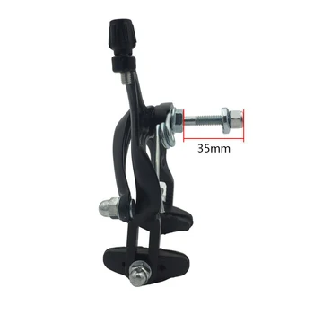 

Caliper Brake 61-79mm Long-reach Rear & Front C Caliper Brake Set Bike Side Pull Polished 1PCS