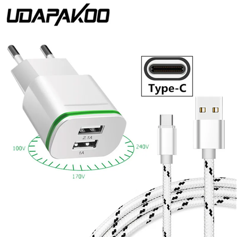 

2M Type C USB Fast charger Wire For Samsung galaxy S10 S9 S8 A8 2018 A7 A3 A5 2017 Axon 7 mini OnePlus 3t 5 6 pocophone f1 Phone
