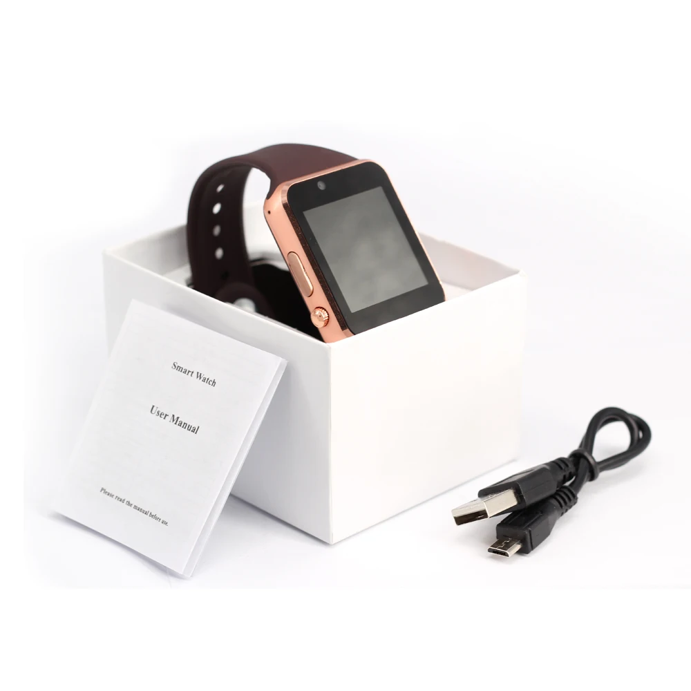 Наручные часы A1 Bluetooth Smart Watch Sport шагомер с сим Камера Smartwatch для Android
