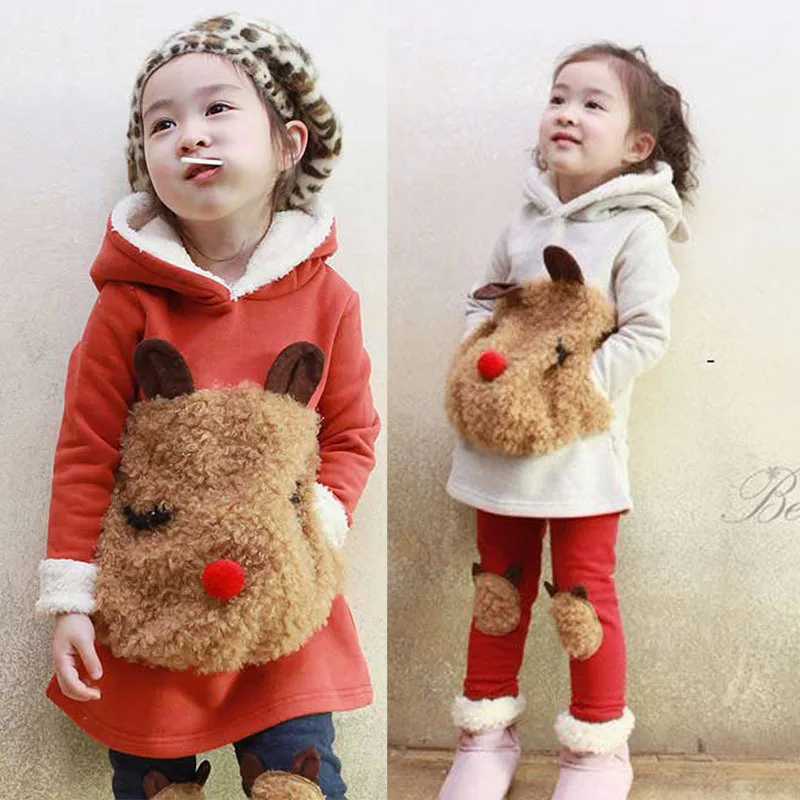 New font b Children s b font font b Clothing b font Sets Winter Warm Girl