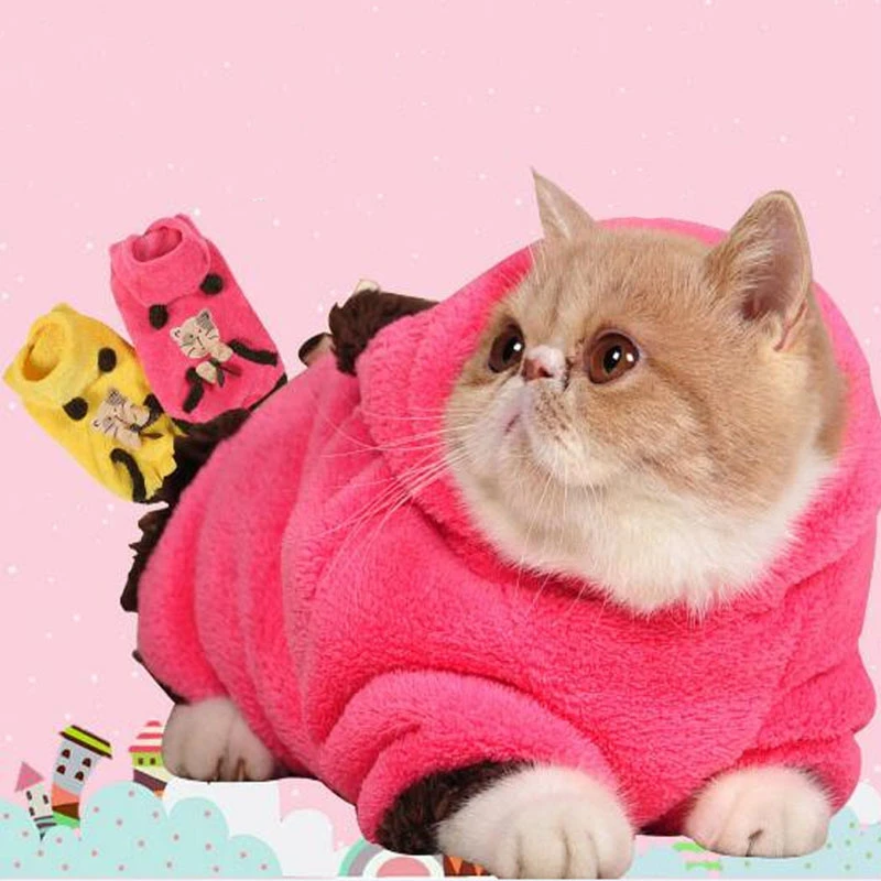 Vetements Chauds En Velours Corail Pour Chat Ensemble De Festival Manteau Pour Chat Chiot Costume Pour Chien Vetements De Fete En Plein Air Tmpc011 Aliexpress