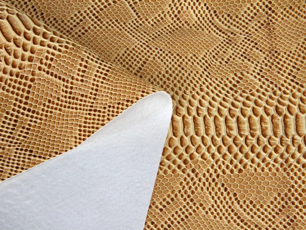 EP05-желтый коричневый мягкий кожзаменитель искусственная змеиная кожа искусственная змея кожа наволочка диван, домашний декор