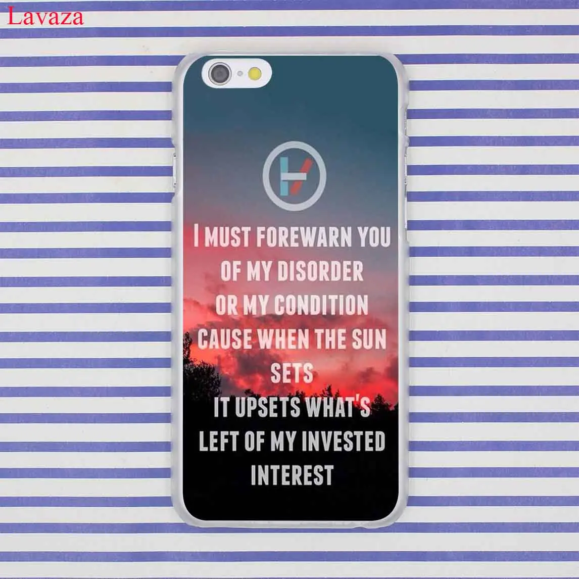 Жесткий чехол для телефона Lavaza Twenty One Pilots 21 iPhone XR XS X 11 Pro Max 10 7 8 6 6S 5 5S 4|phone cases|case acase