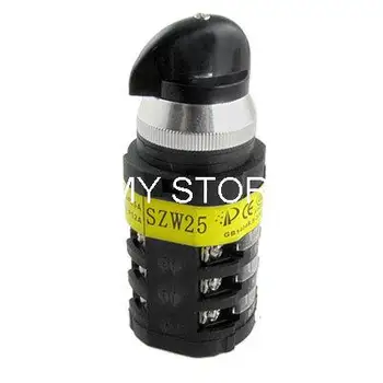 

Plastic Rotary Cam 3 Position Changeover Switch AC 380V