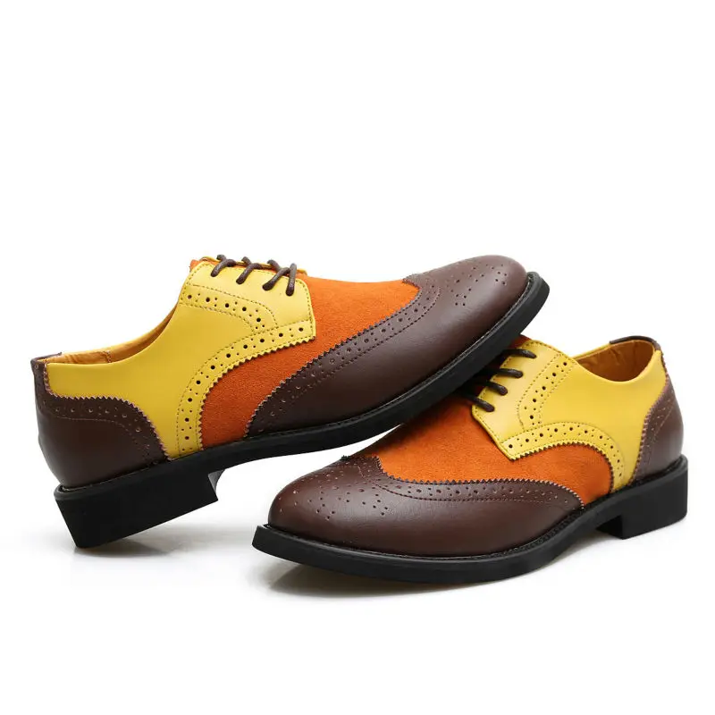 colored oxford shoes