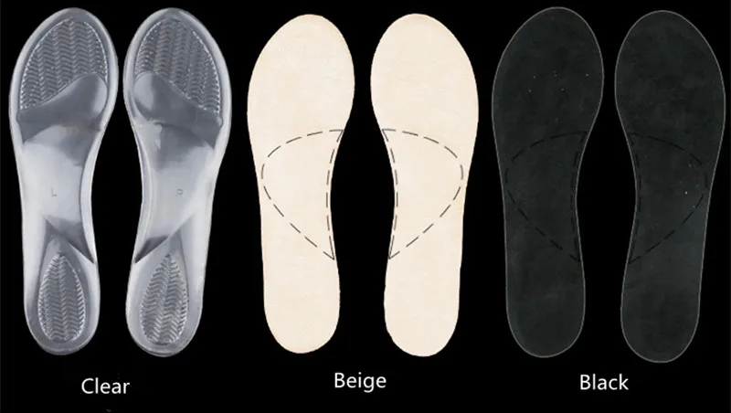 Силиконовые пульсация арки поддержка 3/4 ортопедические стельки правильный Flatfoot Нескользящие демпфирования массаж для женщин обувь на высоком каблуке