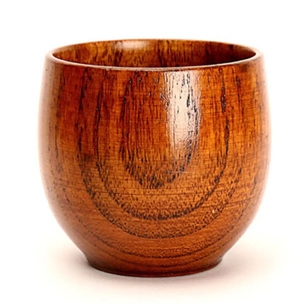 

Drinking Mug Wooden Durable Wood Teacup Home Mini Practical Juice Wooden Cup Handmade
