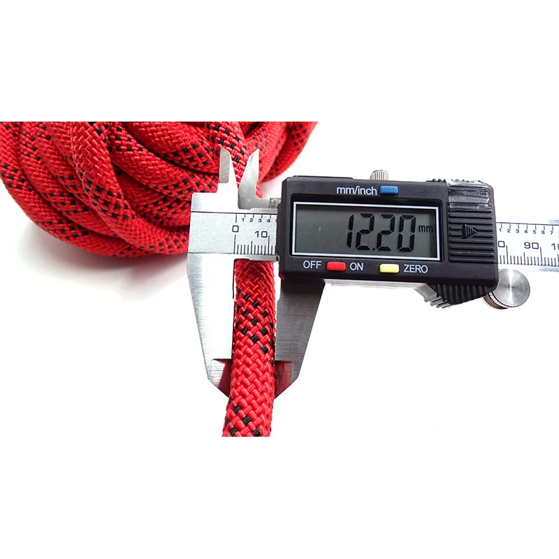 Najtaniej Bezpieczeństwo na zewnątrz lina 12mm średnica drzewo ściana lina wspinaczkowa sprzęt wspinaczkowy sprzęt wędkarski lina o dużej wytrzymałości