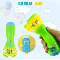 Горячая пузырь пистолет игрушки Лето Забавный Magic мыльные пузыри машина Bubble Maker мини-вентилятор Детская Верхняя детская пузыри